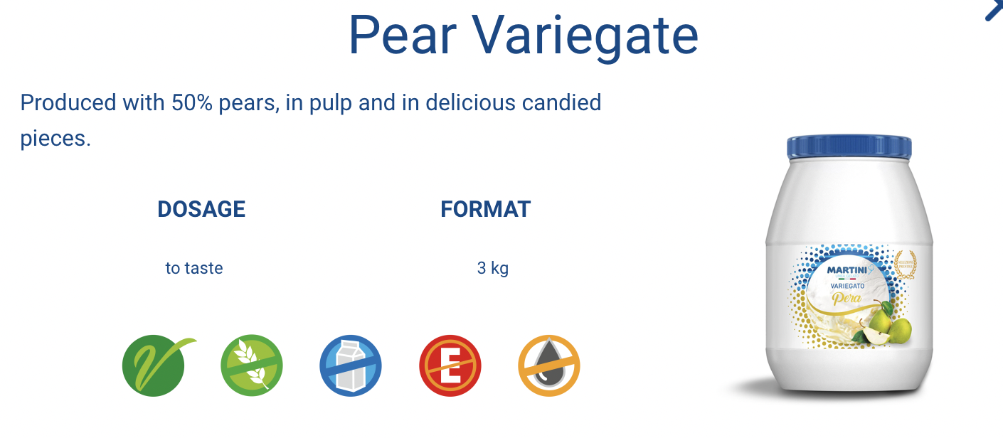 Pera variegato MM - HRUŠKA preter 3 kg
