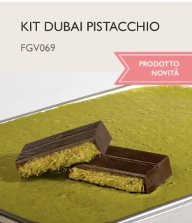Dubai Kit LG pistáciový krém s kataifi 2 x 3 kg a čokoládový základ 2 x 1 kg